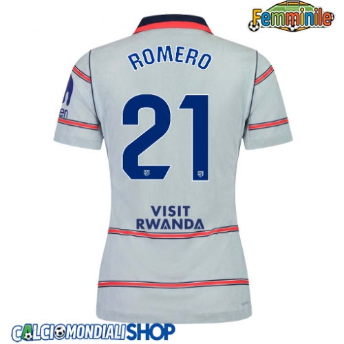 Maglie da calcio Atletico Madrid Cristian Romero #21 Terza Maglia Femminile 2026-27 Manica Corta